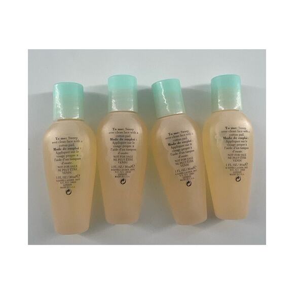 4x Estee Lauder Clean Finish Purifying Toner Normal Dry 1 oz Bottle Skincare New - Picture 2 of 2